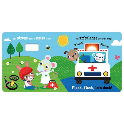 Board Book - Light Up Emergency-Mountain Baby