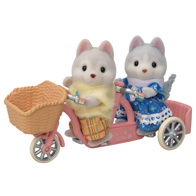 Calico Critters - Tandem Cycling Set-Mountain Baby