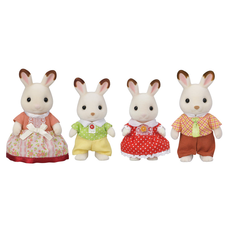 Calico Critters - Chocolate Rabbit Family-Mountain Baby