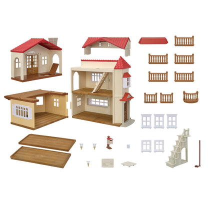 Calico Critters - Red Roof Country Home Secret Attic Playroom-Mountain Baby