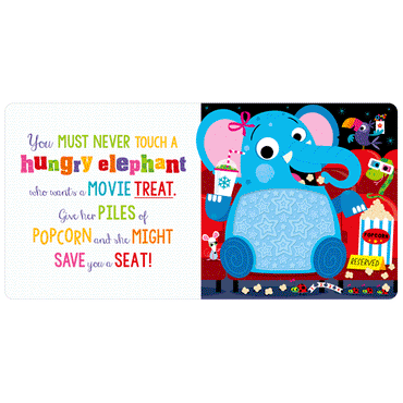 Board Book - Never Touch A Hungry Hippo!-Mountain Baby