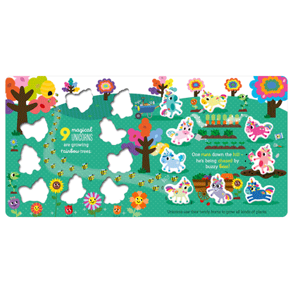 Board Book - 10 Magical Unicorns-Mountain Baby