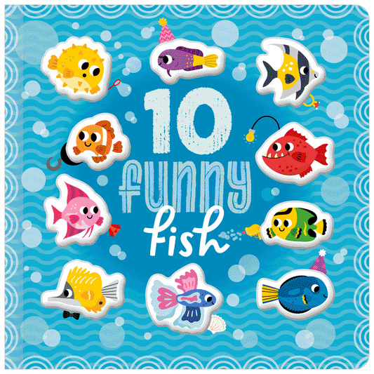 Board Book - 10 Funny Fish-Mountain Baby