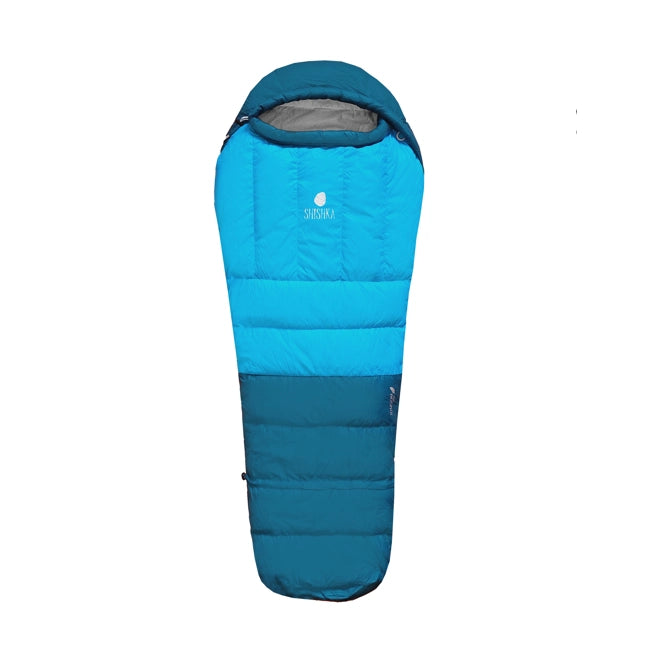 Shishka Sleeping Bag - Jomsom 380 Dark Green/Ocean Blue-Mountain Baby