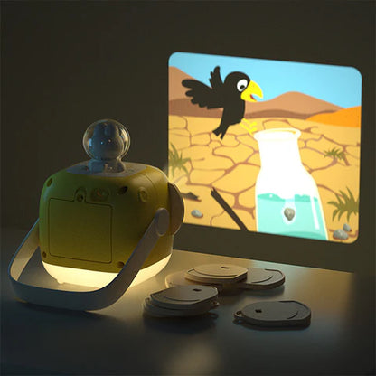 ZMoon Nightlight Projector & Audiobook - Yellow-Mountain Baby