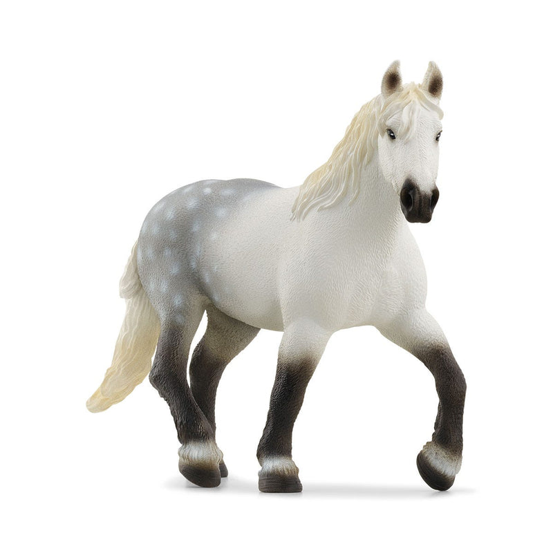 Schleich Animal Figurine - Horses - Percheron Mare-Mountain Baby