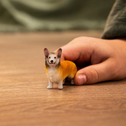 Schleich Animal Figurine - Welsh Corgi-Mountain Baby
