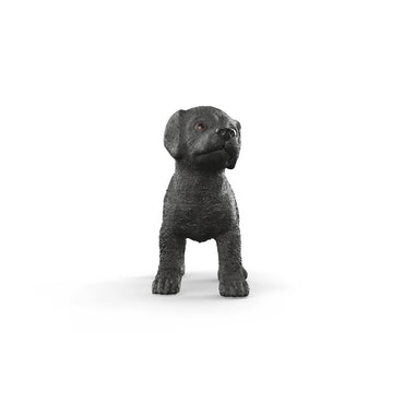 Schleich Animal Figurine - Black Labrador Retriever Puppy-Mountain Baby