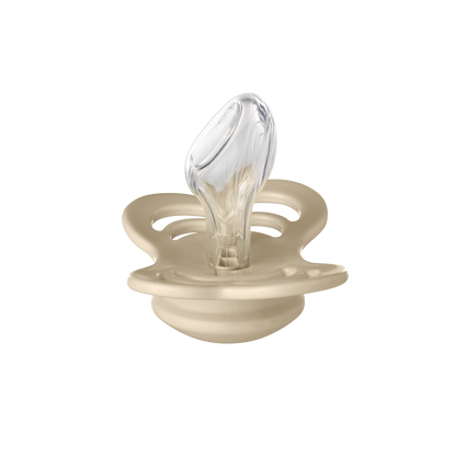 BIBS Couture Soother Pacifier Silicone 2pk - Vanilla-Mountain Baby