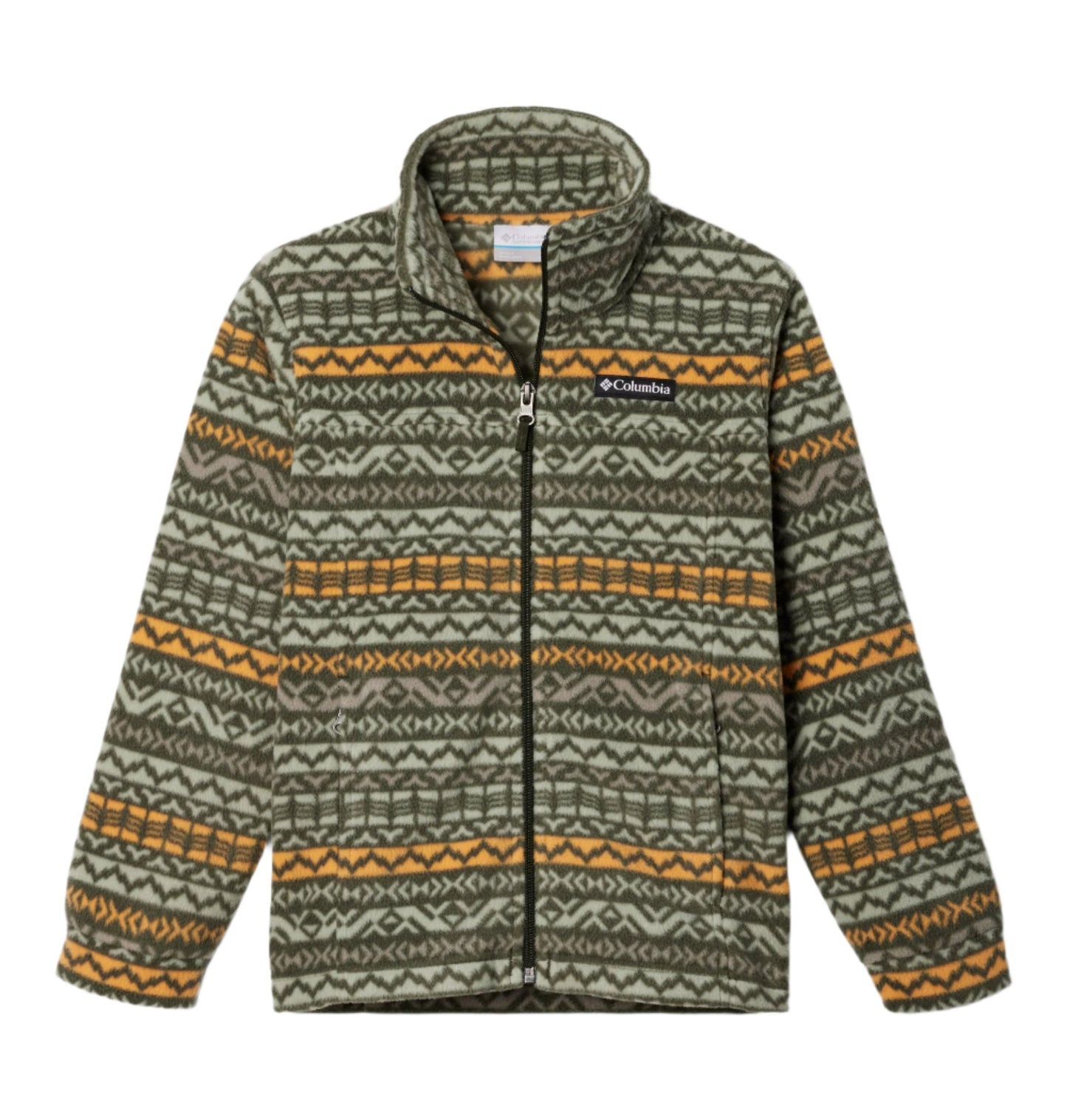 Columbia Fleece Jacket - Zing 3 (Youth) - Sunstone Madras-Mountain Baby