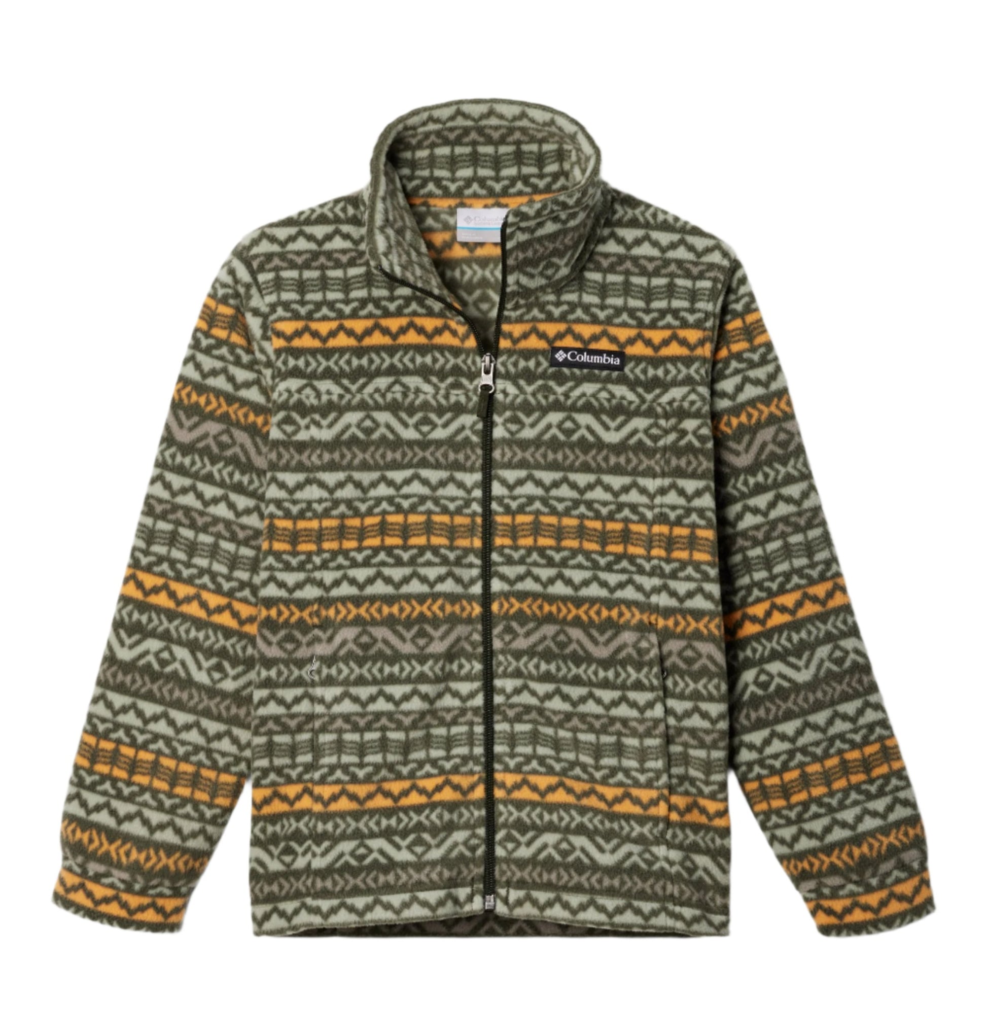 Columbia Fleece Jacket - Zing 3 (Youth) - Sunstone Madras-Mountain Baby