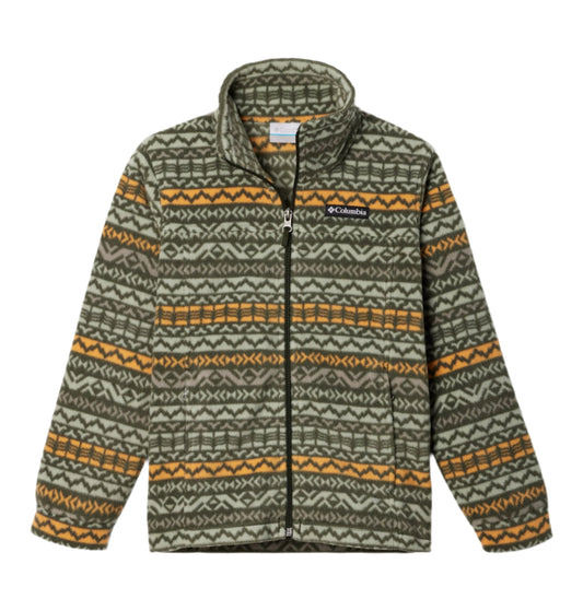 Columbia Fleece Jacket - Zing 3 (Youth) - Sunstone Madras-Mountain Baby