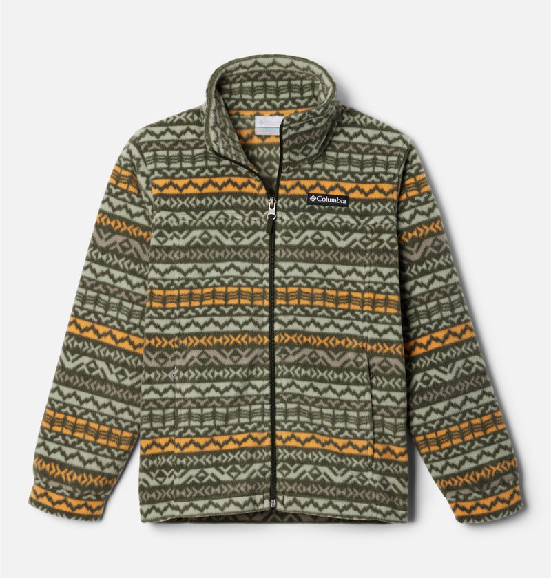 Columbia Fleece Jacket - Zing 3 (Youth) - Sunstone Madras-Mountain Baby