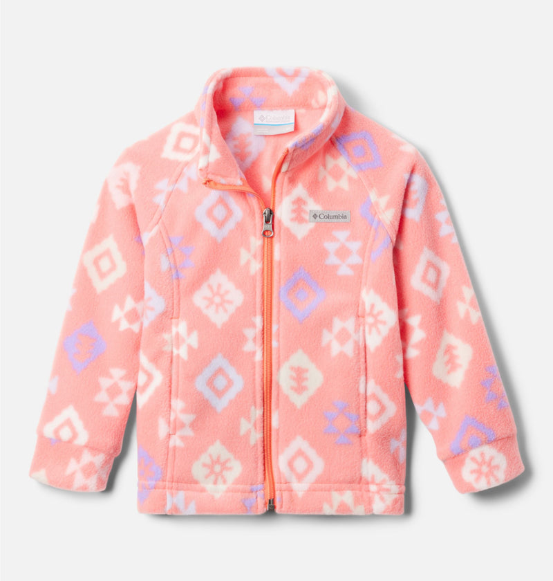 Columbia Fleece Jacket - Benton Springs 2 (Toddler) - Hot Coral Hinterland-Mountain Baby