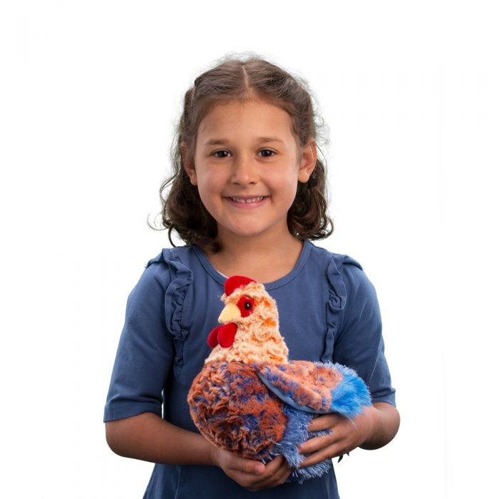 Douglas Cuddle Toys - Henrietta Blue Lace Hen-Mountain Baby