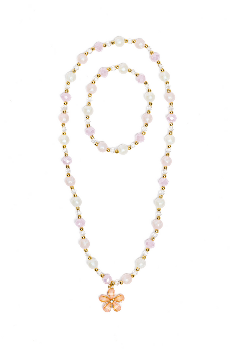 Great Pretenders Jewelry - Beautiful Bloom Necklace & Bracelet Set-Mountain Baby