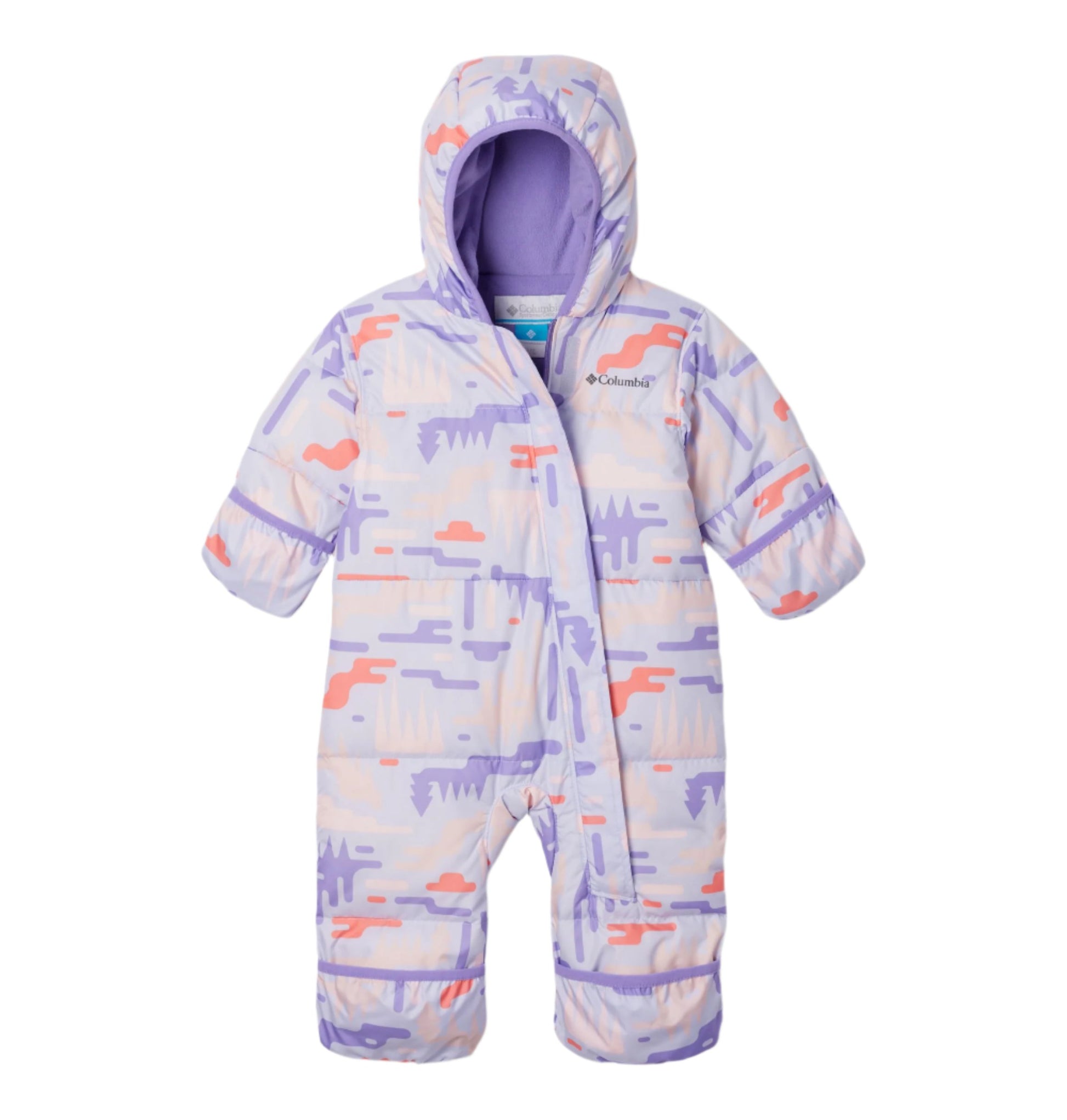Columbia Bunting - Snuggly Bunny 2 Down - Snowdrift/Paisley Purple-Mountain Baby
