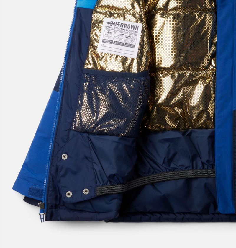 Columbia Jacket - Mighty Mogul 3 (Youth) - Collegiate Navy/Mountain Blue-Mountain Baby