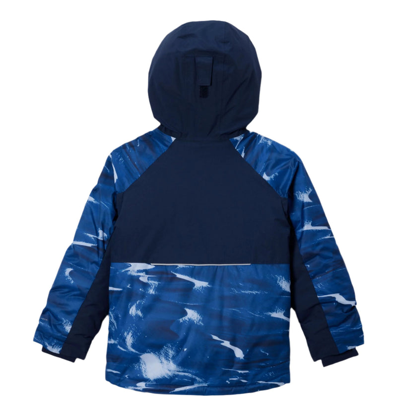 Columbia Jacket - Mighty Mogul 3 (Youth) - Mountain Blue Windblown/Collegiate Navy-Mountain Baby