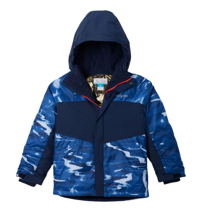 Columbia Jacket - Mighty Mogul 3 (Youth) - Mountain Blue Windblown/Collegiate Navy-Mountain Baby