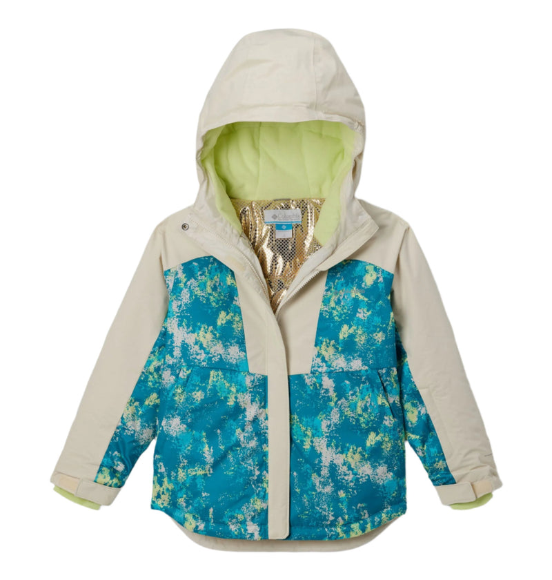 Columbia Jacket - Mighty Mogul 3 (Youth) - Geyser Timberwild/Chalk-Mountain Baby