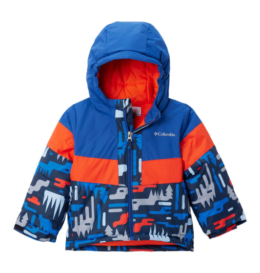 Columbia Jacket - Lightning Lift 3 (Toddler) - Navy Highland/Mtn Blue/Spicy-Mountain Baby
