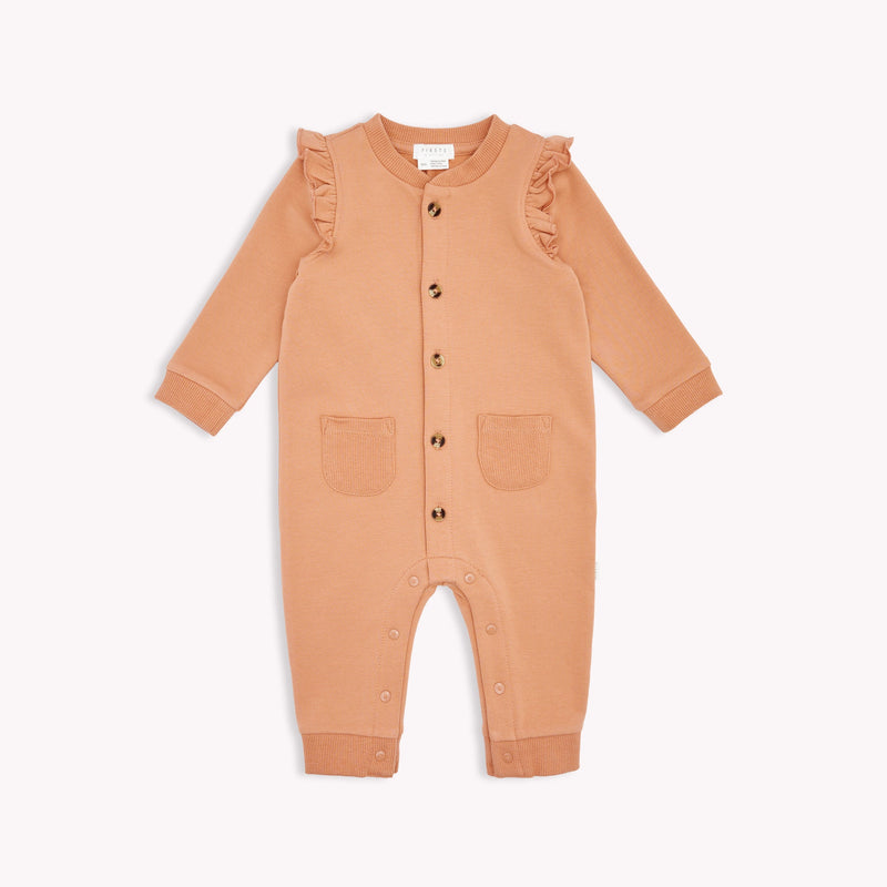 Petit Lem Sienna Ruffled Playsuit-Mountain Baby