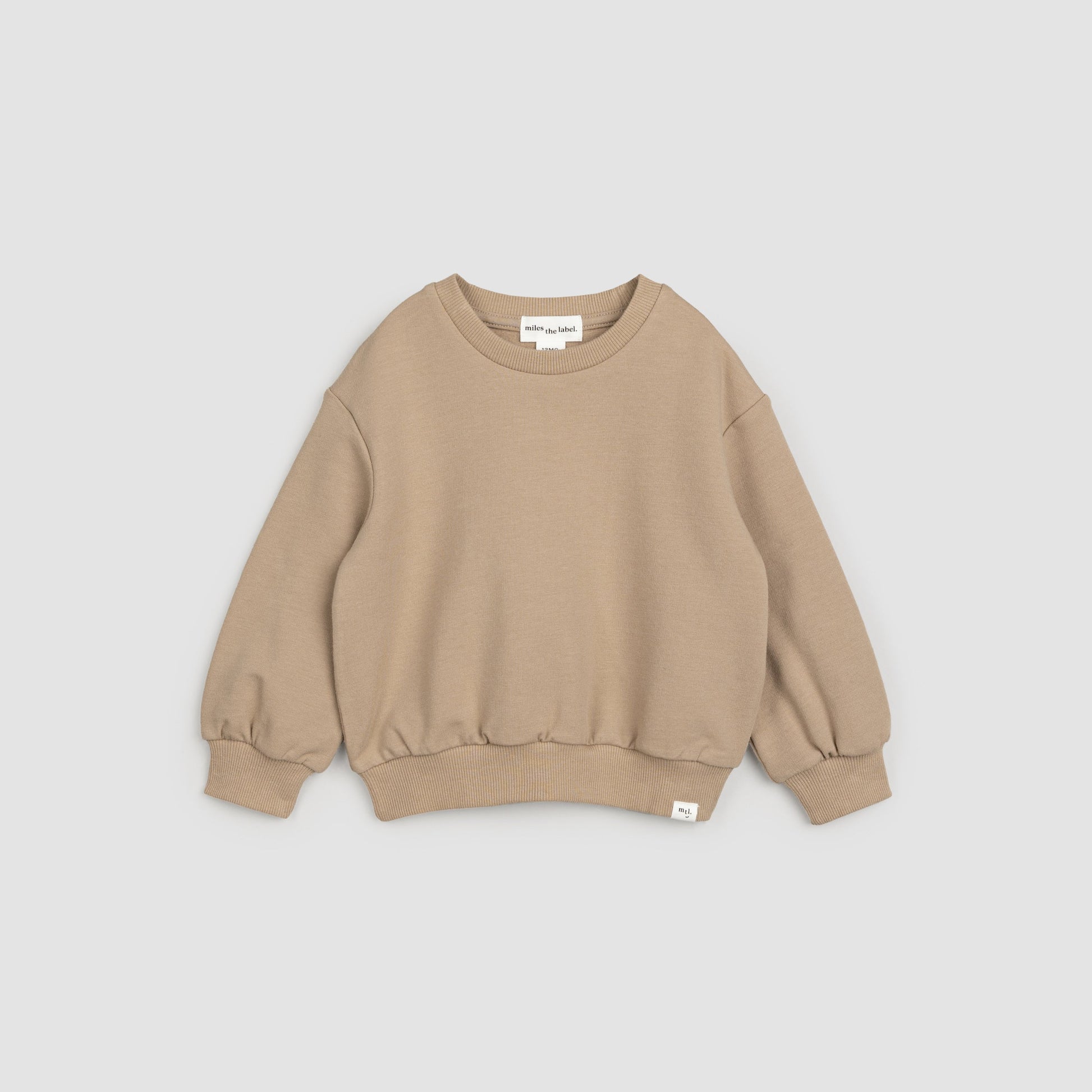 Miles Baby Sweatshirt - Sand-Mountain Baby