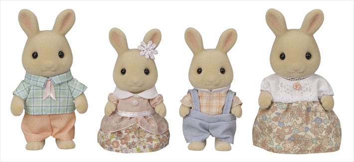 Calico Critters - Milk Rabbit Family-Mountain Baby