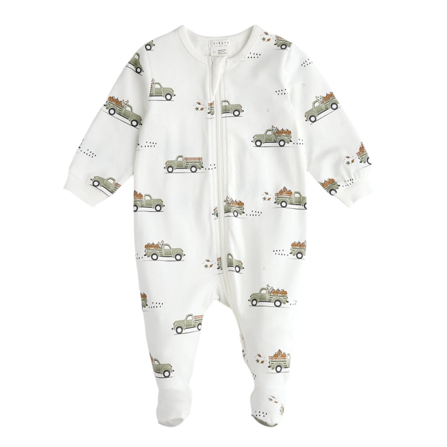 Petit Lem Zip Sleeper - Pumpkin Pick-Up-Mountain Baby