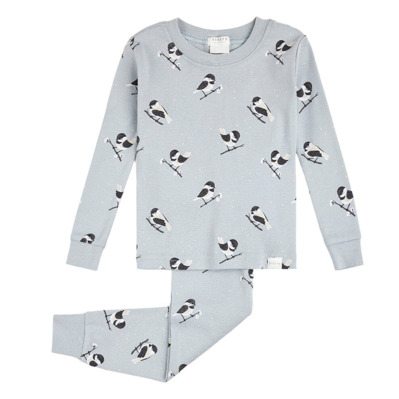 Petit Lem PJ Set - Chickadee-Mountain Baby