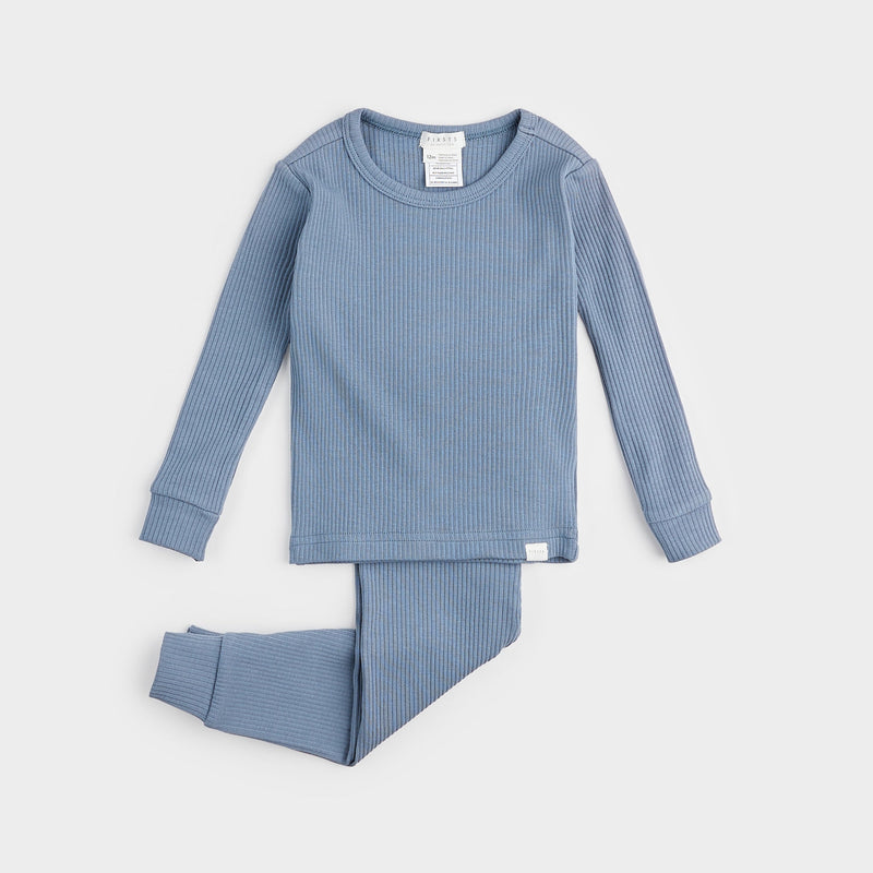 Petit Lem Pajama Set - Royal Blue Modal-Mountain Baby