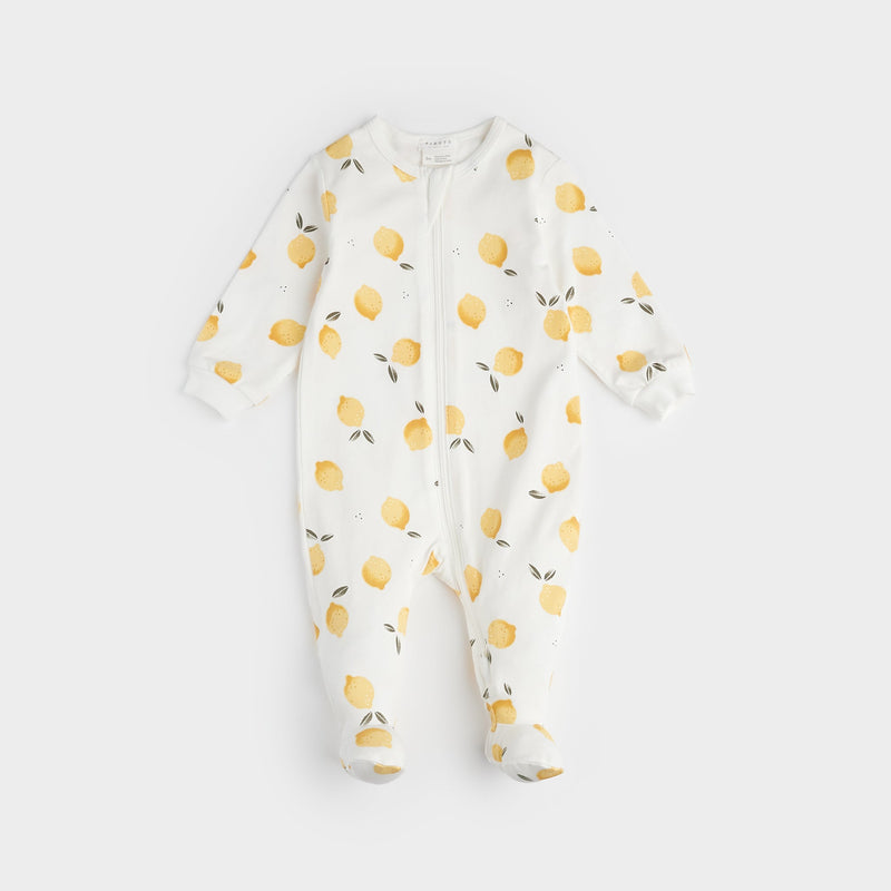 Petit Lem Zip Sleeper - Lemon-Mountain Baby