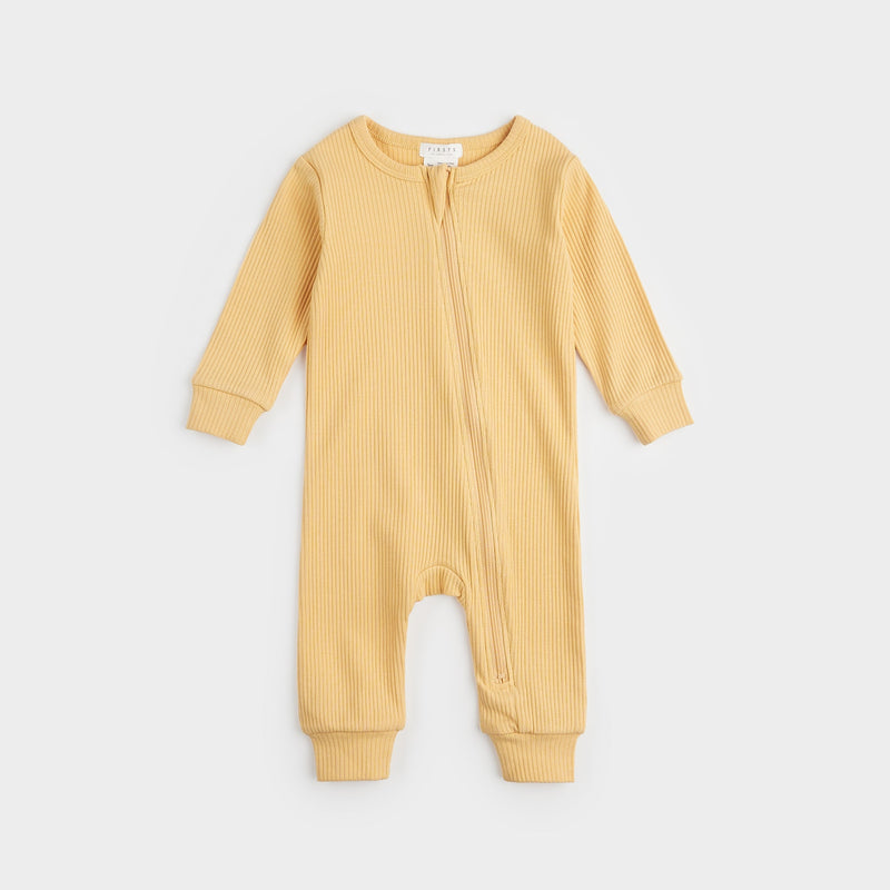 Petit Lem Zip Sleeper - Sunny Yellow Modal-Mountain Baby