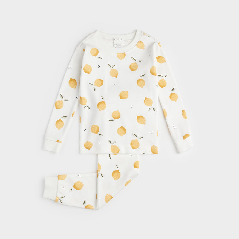 Petit Lem Pajama Set - Lemon-Mountain Baby