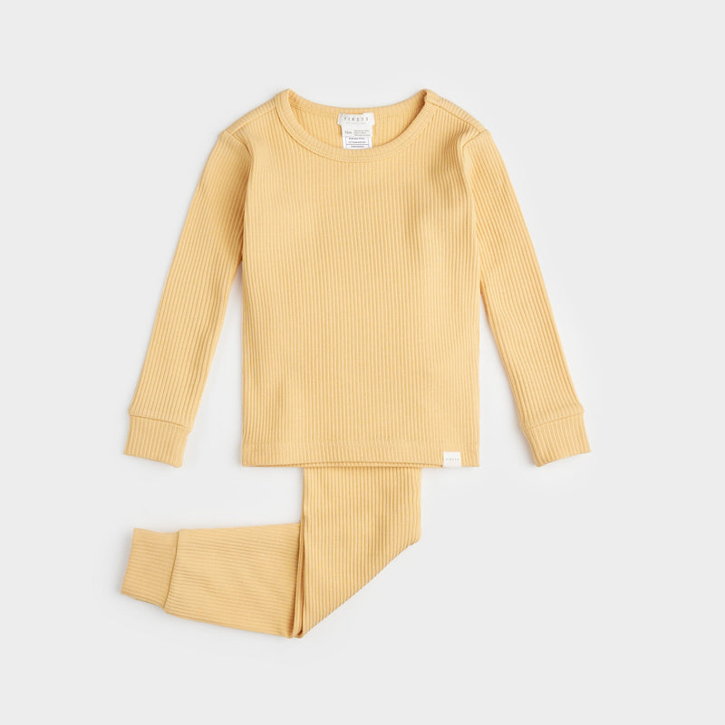 Petit Lem Pajama Set - Canary Yellow Modal-Mountain Baby