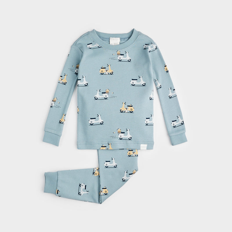 Petit Lem Pajama Set - Motorino-Mountain Baby