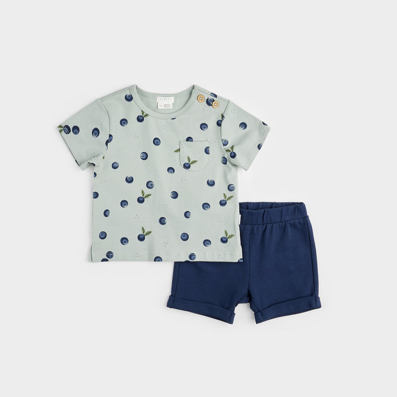 Petit Lem 2 Pc Set - Blueberry-Mountain Baby