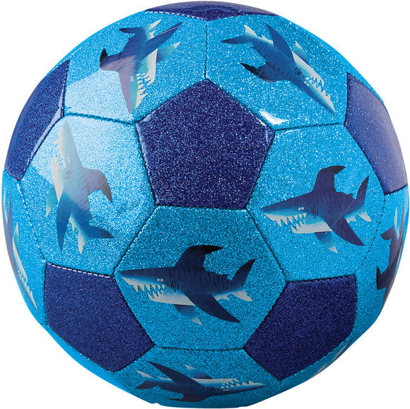 Crocodile Creek Soccer Ball - Size 2 - Glitter Shark City-Mountain Baby