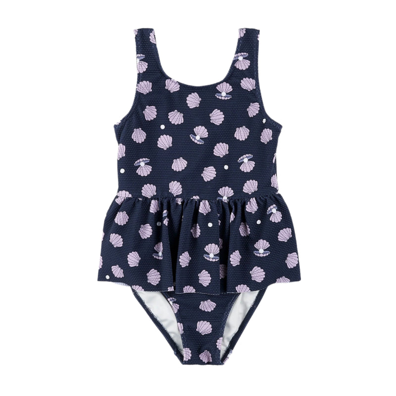 Petit Lem Skirted Swimsuit - Seashell Pearl-Mountain Baby