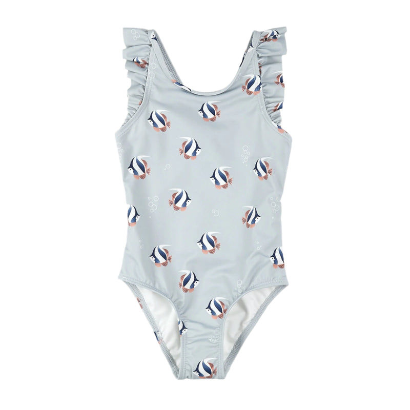 Petit Lem Frilled Swimsuit - Tropical Fish-Mountain Baby