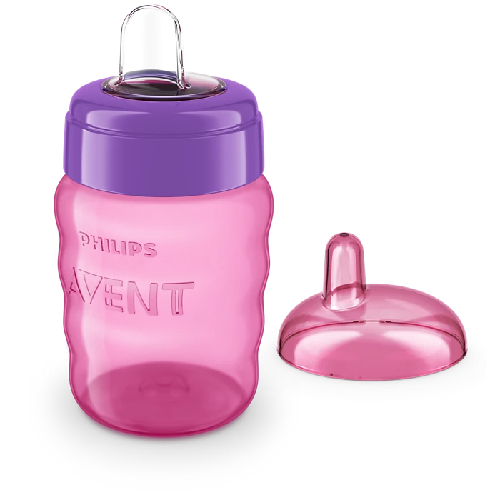 Philips Avent My Easy Sippy Cup - 9oz 2pk -Pink/Purple-Mountain Baby