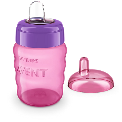 Philips Avent My Easy Sippy Cup - 9oz 2pk -Pink/Purple-Mountain Baby