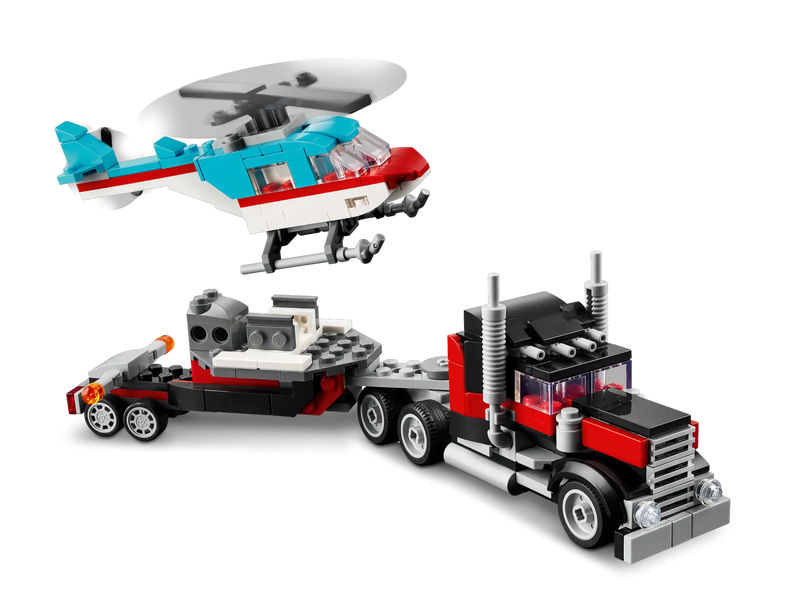 Lego Creator - Flatbed Truck with Helicopter 31146-Mountain Baby