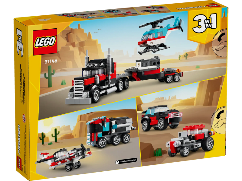 Lego Creator - Flatbed Truck with Helicopter 31146-Mountain Baby