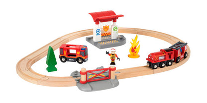 Brio Train Set - Firefighter Set-Mountain Baby