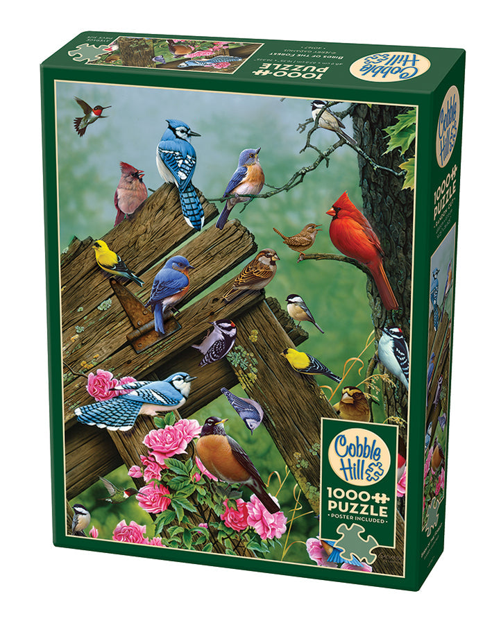 Cobble Hill Puzzle - 1000pc - Birds Of The Forest-Mountain Baby