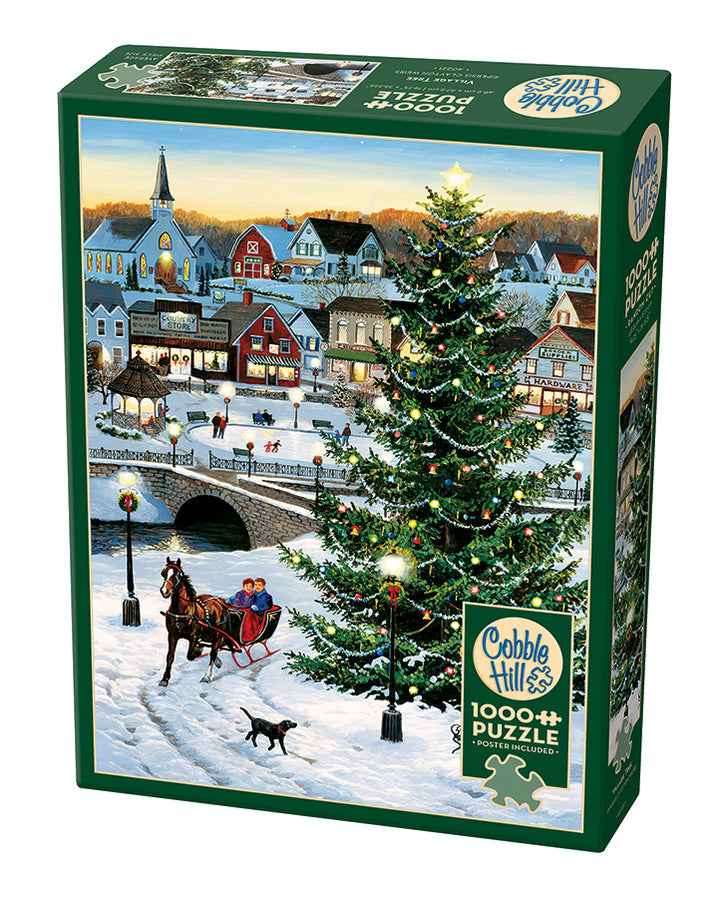 Cobble Hill Puzzle - 1000pc - Village Tree-Mountain Baby