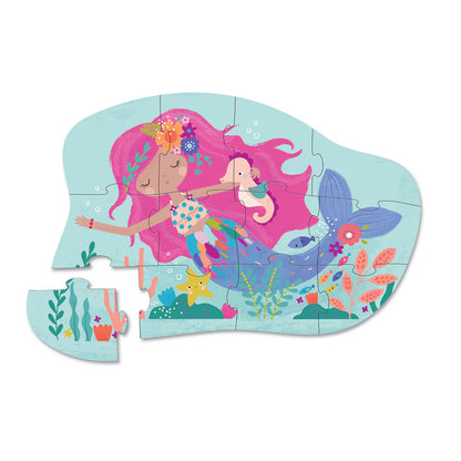 Crocodile Creek Puzzle - Mini 12pc - Mermaid Dreams-Mountain Baby