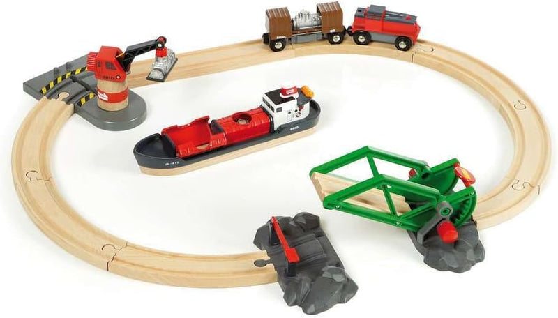 Brio Train Set - Cargo Harbour Set-Mountain Baby